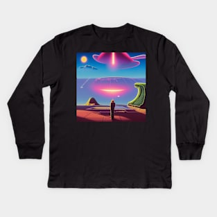 Glowing Computer Science Kids Long Sleeve T-Shirt